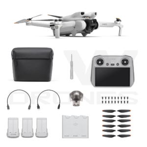 Drone DJI Mini 3 RC Fly More Combo Plus (Controle com tela)